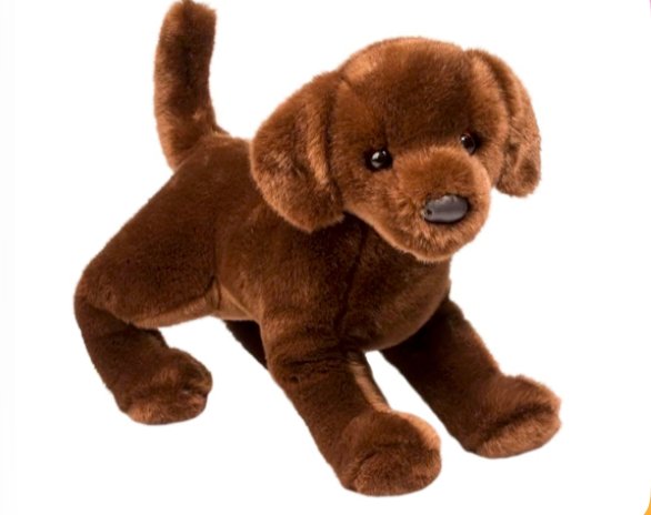 Cocoa the Brown Douglas Lab plush